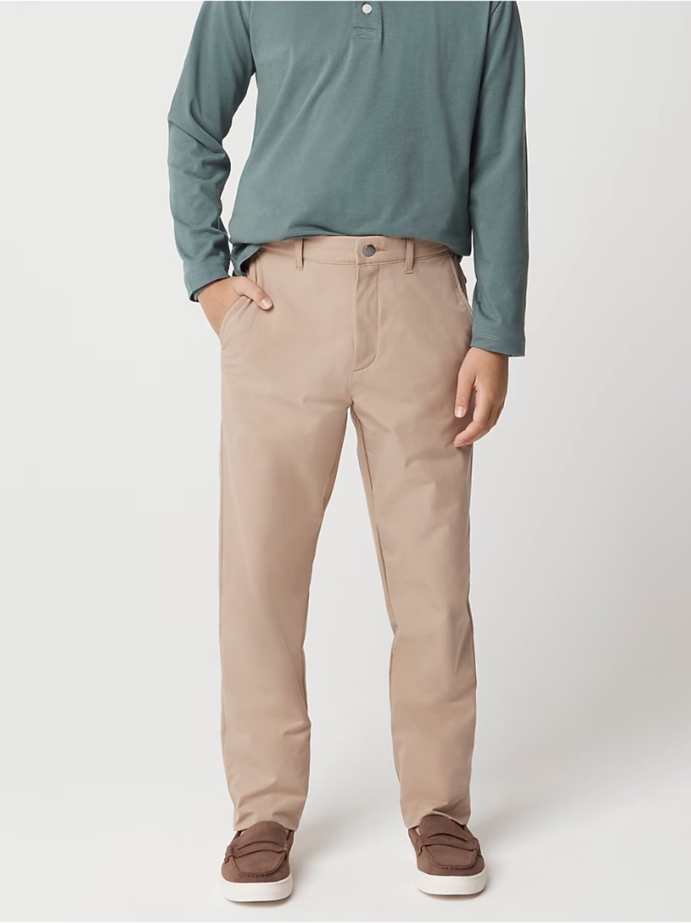 NWT Crewcuts Boys' slim-fit tech chino pant size 6